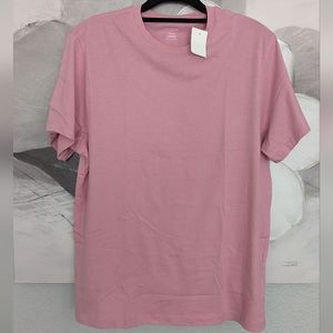 J CREW 100% COTTON PINK SHORT SLEEVE T SHIRT SIZE LARGE NWT ❤️